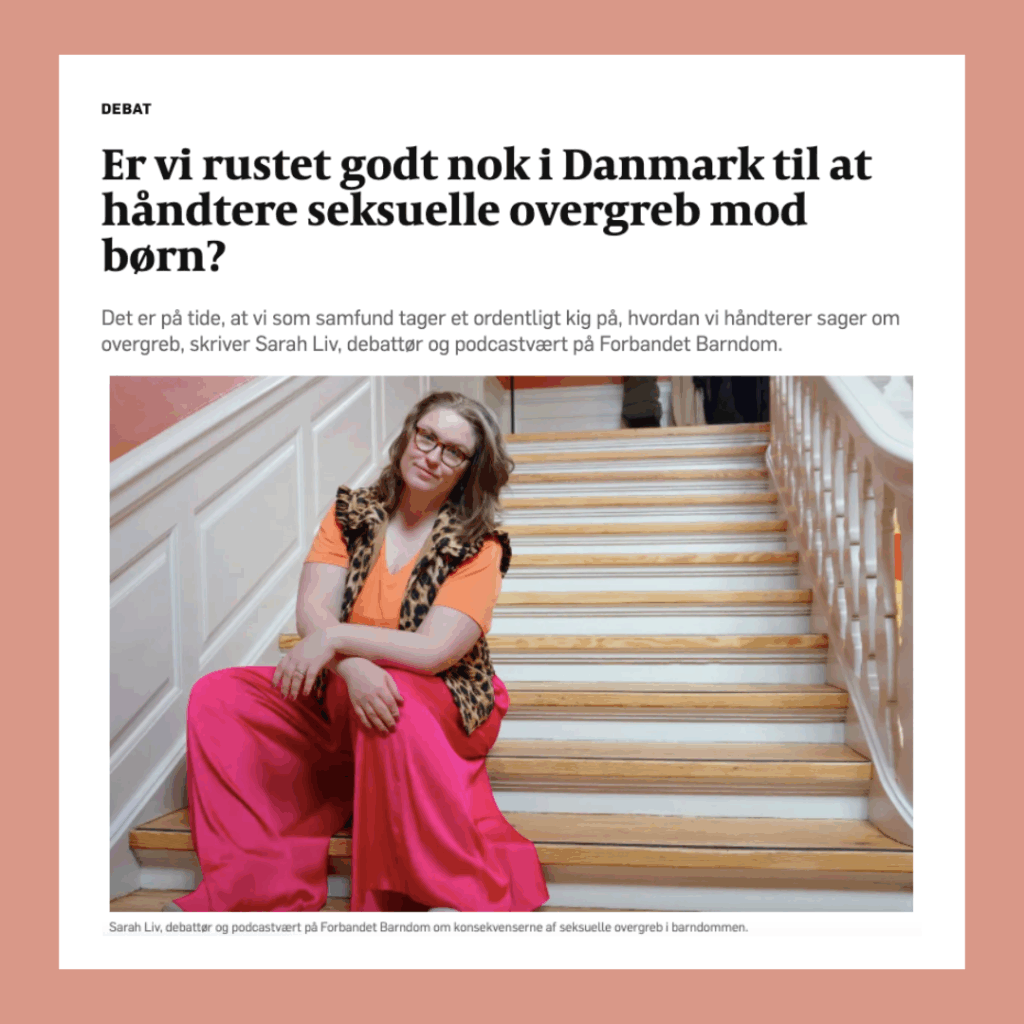 sarah liv vangsgaard winge - forbandet barndom