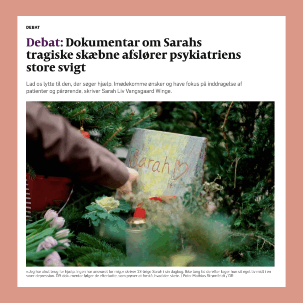 sarah liv vangsgaard winge - forbandet barndom