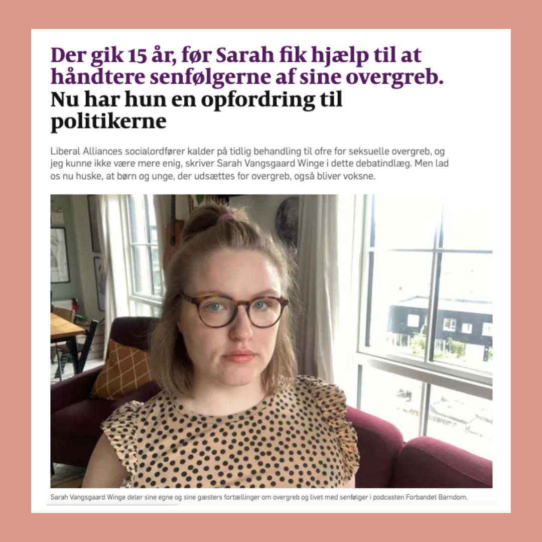 sarah liv vangsgaard winge - forbandet barndom