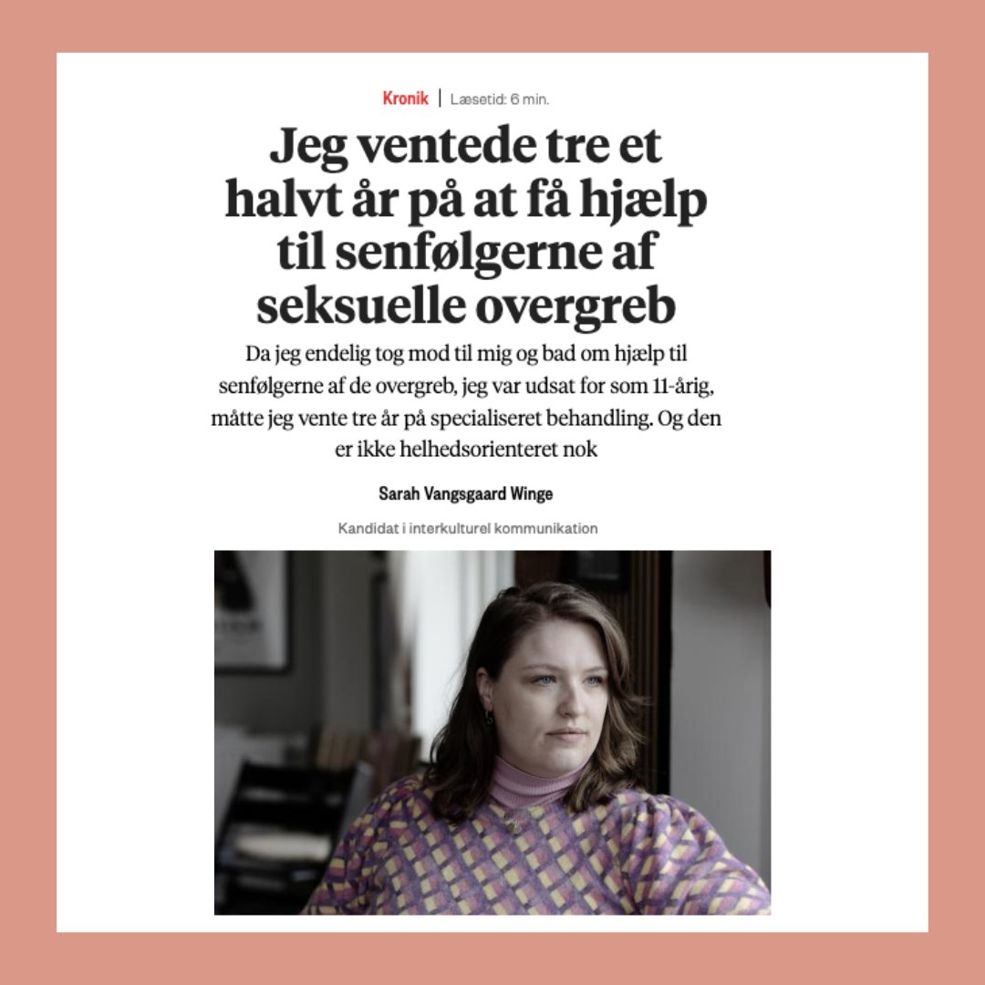 sarah liv vangsgaard winge - forbandet barndom